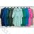 Šaty košilové oversize krátký rukáv dámské (S/M/L ONE SIZE) ITALSKÁ MÓDA IM424538/DR smaragdová S/M/L