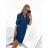 Šaty košilové oversize krátký rukáv dámské (S/M/L ONE SIZE) ITALSKÁ MÓDA IM424538/DR smaragdová S/M/L