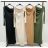 Šaty dlhé elegantný dlhý rukáv dámske (S/M ONE SIZE) TALIANSKA MÓDA IMM24M35081