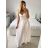 Šaty dlhé letné na ramienka dámske (S/M ONE SIZE) TALIANSKA MÓDA IMM24M33330