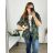 Cardigan dlhý rukáv dámsky nadrozmer (52/54 ONE SIZE) TALIANSKA MÓDA IMWQ24MASKA/DU 52/54 zelená khaki