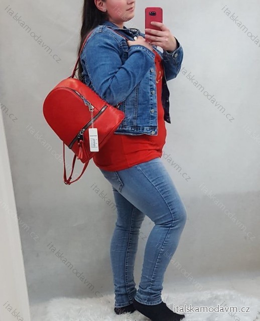 Bunda riflová jeans dámská nadrozměrná (5xl-9xl) re-dress RE24RE65/DR - modrá - 6XL
