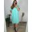 Šaty letní maxi oversize krátký rukáv dámské nadrozměr (XL/2XL/3XL ONE SIZE) ITALSKÁ MÓDA IMWGS232654/DUR 2XL/3XL hnědá