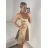 Šaty elegantné spoločenské na ramienka dámske Lolita (XS/S ONE SIZE) TALIANSKA MóDA IM322461