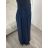Kalhoty letní oversize dámské (S/M/L/XL/2XL ONE SIZE) ITALSKÁ MODA IM424445/DR XL/2XL Černá