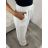 Nohavice dlhé letné mušelínové dámske (S/M ONE SIZE) TALIANSKA MÓDA IMD23325/DUR -   hnedá
 -   S / M