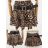 Sukňa krátka s opaskom leopard dámska (S/M ONE SIZE) TALIANSKA MÓDA IMM24M35641