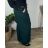 Kalhoty elegantní dlouhé dámské nadrozměr (44/46 ONE SIZE) ITALSKÁ MÓDA IMWEC249575/DUR vínová 44/46