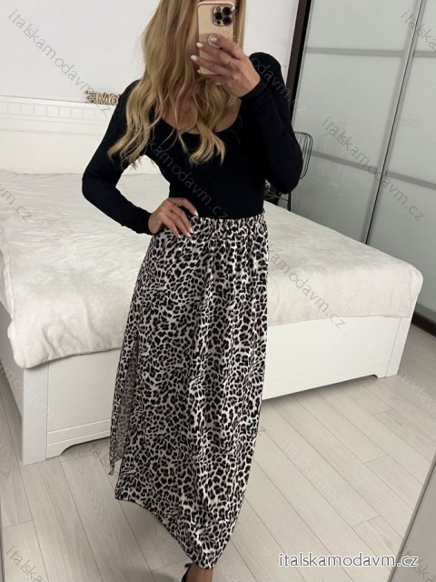 Sukně dlouhá dámská (S/M/L ONE SIZE) ITALSKÁ MÓDA IMWGB24RIANA/DR