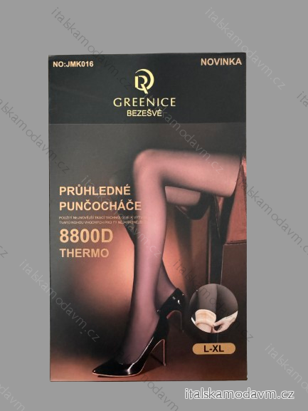Punčocháče průhledné bezešvé teplé thermo (L-XL, 2XL-3XL GREENICE JMK016/DUR _barva viď foto <div>
<p>2XL / 3XL</p>
</div>