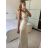 Šaty dlouhé letní elegantní na ramínka dámské (S/M/L ONE SIZE) ITALSKÁ MÓDA IMPBB24H6536
