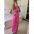 Šaty dlouhé letní elegantní na ramínka dámské (S/M/L ONE SIZE) ITALSKÁ MÓDA IMPBB24H6536