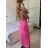 Šaty dlouhé letní elegantní na ramínka dámské (S/M/L ONE SIZE) ITALSKÁ MÓDA IMPBB24H6536
