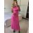 Šaty dlouhé letní elegantní na ramínka dámské (S/M/L ONE SIZE) ITALSKÁ MÓDA IMPBB24H6536