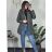Kabát zimní s kapucí dámská LHD fashion (S-2XL) LHD-2M-231/DR M zelená khaki