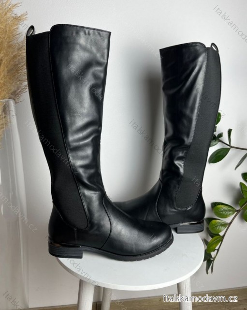 Čižmy vysoké dámske (36-43) OBUV OBA242362A/DR 36 Čierna