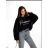 Mikina oversize teplá dlouhý rukáv dámská (S/M/L ONE SIZE) ITALSKÁ MÓDA IMD23828