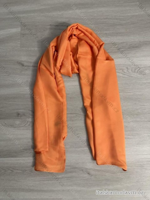 Šál, šatka saténová dámska (ONE SIZE) DELFIN DEL24899S/DR ONE SIZE oranžová