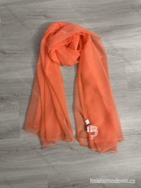 Šatka ľahká dámska (ONE SIZE) DELFIN DEL24WJ-085/DR ONE SIZE oranžová