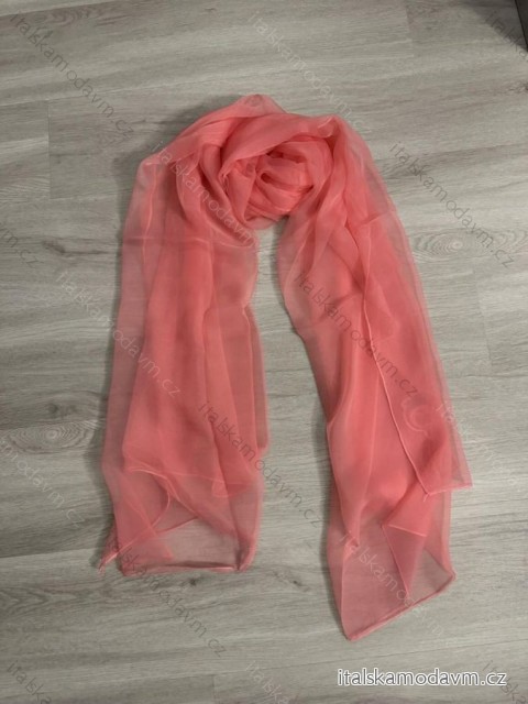 Šatka ľahká dámska (ONE SIZE) DELFIN DEL24WJ-085/DR ONE SIZE ružová