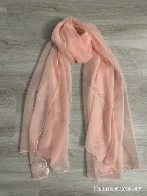 Šatka ľahká dámska (ONE SIZE) DELFIN DEL24WJ-085/DR ONE SIZE ružová svetlá