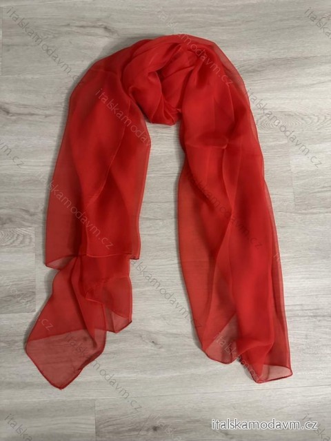 Šatka ľahká dámska (ONE SIZE) DELFIN DEL24WJ-085/DR ONE SIZE červená