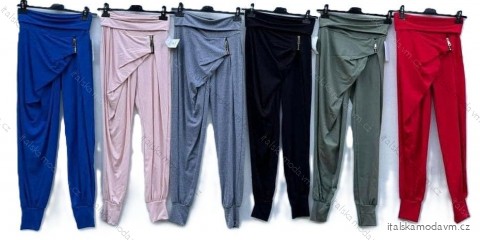 Tepláky se zipem dámské (S/M/L ONE SIZE) ITALSKÁ MÓDA IMD24429