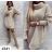 Šaty oversize pletené s rolákom dlhý rukáv dámske (S/M/L ONE SIZE) TALIANSKA MÓDA IM424719