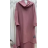 Šaty mikinové dlhý rukáv dámske (S/M/L ONE SIZE) TALIANSKA MÓDA IMPLI2430860