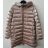 Bunda zimní na zip s kapucí dlouhý rukáv dámský (S-2XL ONE SIZE) ITALSKÁ MÓDA IMPNF241560 _vypište do poznámky M