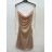 Šaty elegantné trblietavé s flitrami na ramienka dámske (S/M/L ONE SIZE) TALIANSKA MÓDA IMPSH2483314