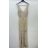 Šaty dlhé trblietavé spoločenské bez rukávu dámske (S/M/L ONE SIZE) TALIANSKA MÓDA IMPSH2426141