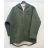 Kabát zimný flaušový dlhý rukáv dámsky (S/M/L ONE SIZE) TALIANSKA MÓDA IMPSH245739