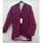 Kabát zimný flaušový dlhý rukáv dámsky (S/M/L ONE SIZE) TALIANSKA MÓDA IMPSH245739