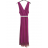 Šaty dlhé spoločenské elegantné plesové dámske (S/M ONE SIZE) TALIANSKA MÓDA IMM22Q52232/DR fuchsiová S/M/L