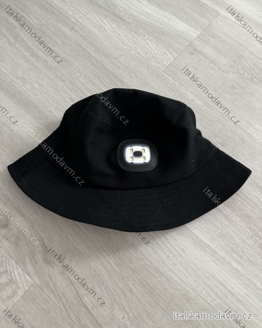 Klobouk s baterkou pánský (uni) POLSKÁ VÝROBA PV324MVD-A/DR ONE SIZE Černá