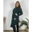 Mikina dlouhá oversize na zip s kapucí dlouhý rukáv dámská nadrozměr (56/58 ONE SIZE) ITALSKÁ MÓDA IMSM24HELENA