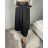 Sukně dlouhá s páskem dámská (S/M/L ONE SIZE) ITALSKÁ MÓDA IMM24M7755-1/DR S/M tmavě smaragdová