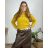 Sveter dlhý rukáv dámske nadrozmer (48/50/52 ONE SIZE) TALIANSKA MÓDA IMWCC24KRISTY/DR 48/50 vínová