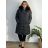 Kabát zimní nadrozměr dámský (3XL-7XL) SKORP HH-2408TO/DUR 6XL Černá