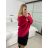 Svetr oversize šikmý dlouhý rukáv dámské (S/M/L ONE SIZE) ITALSKá MóDA IM424509/DUR -   zelená smaragdová -   S/M/L