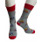 Ponožky veselé pánské traktor (38-41,42-46) POLSKÁ MÓDA DPP21226RED/DR 38-41 šedá
