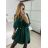Tunika košilová dlouhý rukáv dámská (S/M/L ONE SIZE) ITALSKÁ MÓDA IMM24M3297
