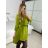 Tunika košilová dlouhý rukáv dámská (S/M/L ONE SIZE) ITALSKÁ MÓDA IMM24M3297