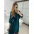 Tunika košilová dlouhý rukáv dámská (S/M/L ONE SIZE) ITALSKÁ MÓDA IMM24M3297