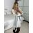 Tunika košilová dlouhý rukáv dámská (S/M/L ONE SIZE) ITALSKÁ MÓDA IMM24M3297