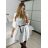 Tunika košilová dlouhý rukáv dámská (S/M/L ONE SIZE) ITALSKÁ MÓDA IMM24M3297