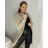 Cardigan pletený dlhý rukáv dámska (S/M ONE SIZE) TALIANSKA MÓDA IMPSH233091/DUR hořčicová SM