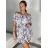 Šaty carmen přes ramena letní  dámské (S/M ONE SIZE) ITALSKÁ MÓDA IMM24M5076