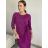 Šaty dlhé dlhý rukáv dámske (S/M/L ONE SIZE) TALIANSKA MóDA IM525001